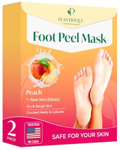 PLANTIFIQUE Foot Peeling Mask, Dermatologically...
