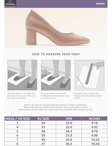 Image of Symbol Premium Women's 'Desk to Dinner' Block Heel Pumps (Ortholite Insole|Stylish Heels)