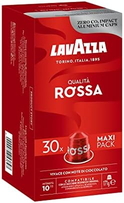 Lavazza Qualità Rossa, 30 Aluminium Coffee Pods, Nespresso Compatible, Arabica & Robusta, 1 Pack Of 30 Pods - View #3