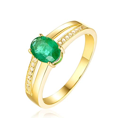 AMDXD Anello Oro Giallo 18kt Donna, FEDI Nuziali