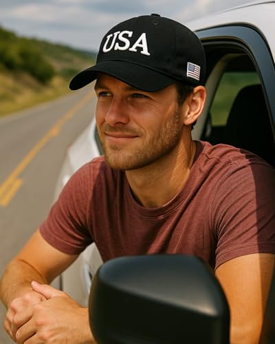 Image of XXL Baseball Cap For Big Heads, Soft Crown Washed Dad Hat, Oversized Denim Cap For Men Women Golf, Travel, Daily Wear