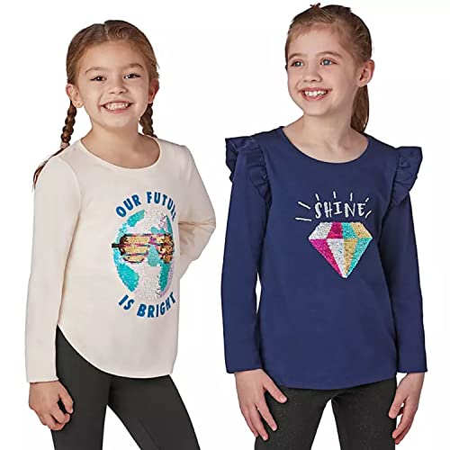 Member's Mark Girls' 2pk Embellished Tee
