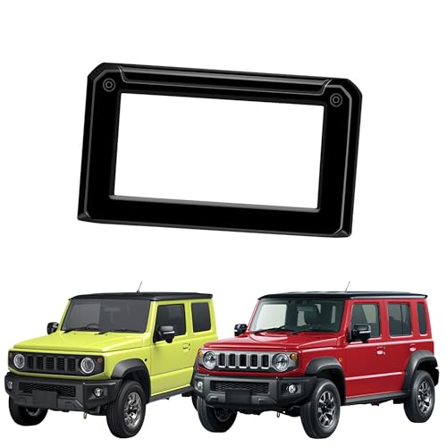 Kylorune ジムニー&ジムニーノマド&ジムニーシエラ に対応 カスタムパーツ JB64/JB74W/JC74専用アクセサリー コンソルナビパネルカバー ナビパネル センターガーニッシュ(ピアノブラック)