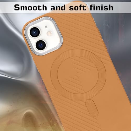 Image of AIBEX Hybrid iPhone 12 Back Cover Case Compatibe with Mag Saf | Shockproof Design |Camera Protection Bump | Back Cover Case for iPhone 12 (PC, TPU)