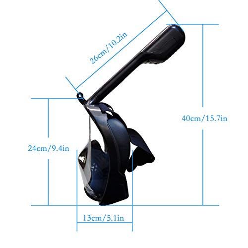 Flyboo Maschera da snorkeling