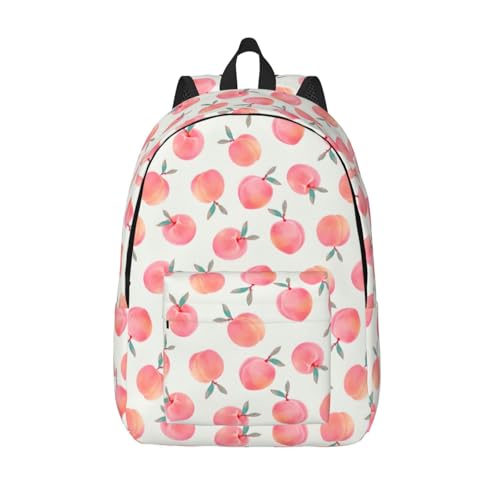 Sac à dos en toile imprimé pêche WURTON, modèle mixte polyvalent