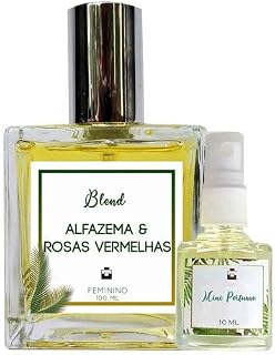 Perfume Alfazema & Rosas Vermelhas 100ml Feminino - Blend de Óleo Essencial Natural + Perfume de presente