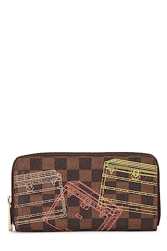 Pre-Loved Monogram Canvas Trunks & Bags Zippy Continental Wallet, Brown