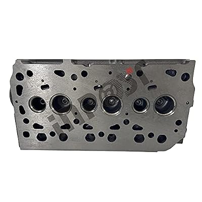 INPOST New Cylinder Head + Head Gasket Compatible with Mitsubishi S3L S3L2 Excavator