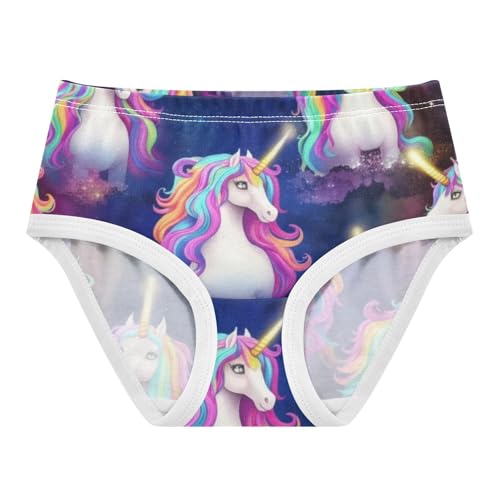Cute Unicorns Panties Little Girl Girls Underwear Toddler Cotton Bright Briefs Undies Kids 2t