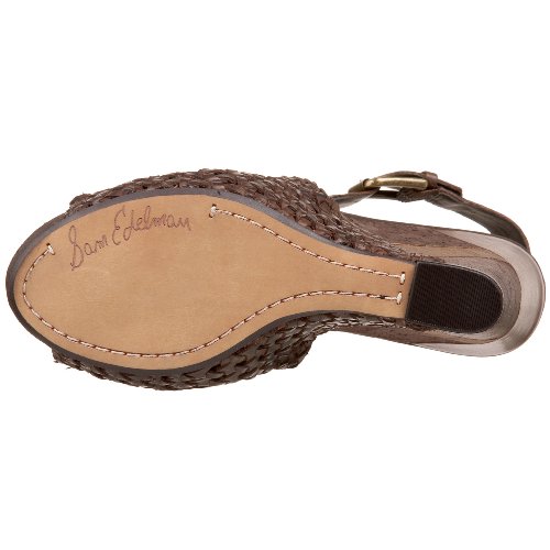 Image of SAM EDELMAN Women's Kasi Sandal, Dark Brown