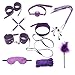 Lot de 10 bouchons de bouche en forme de queue de loup Violet