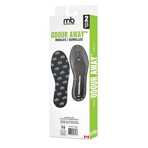 Plantillas Odour Away Moneysworth 2 PK Negro miniatura 1