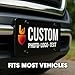 Custom License Plate for Car or Truck – Personalized Front Tag with Your Text, Image, Photo, or Logo – Decorative Novelty Auto Accessory for Garage, Bar, or Home Display