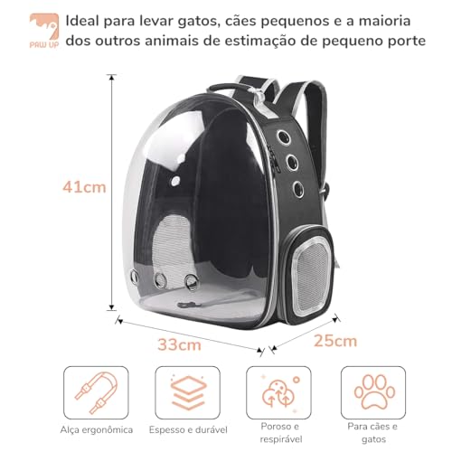 Bolsa De Transporte Ventilado Conveniente Para Passeios Acrílico Visão Panorâmica Mochila Pet Cachor