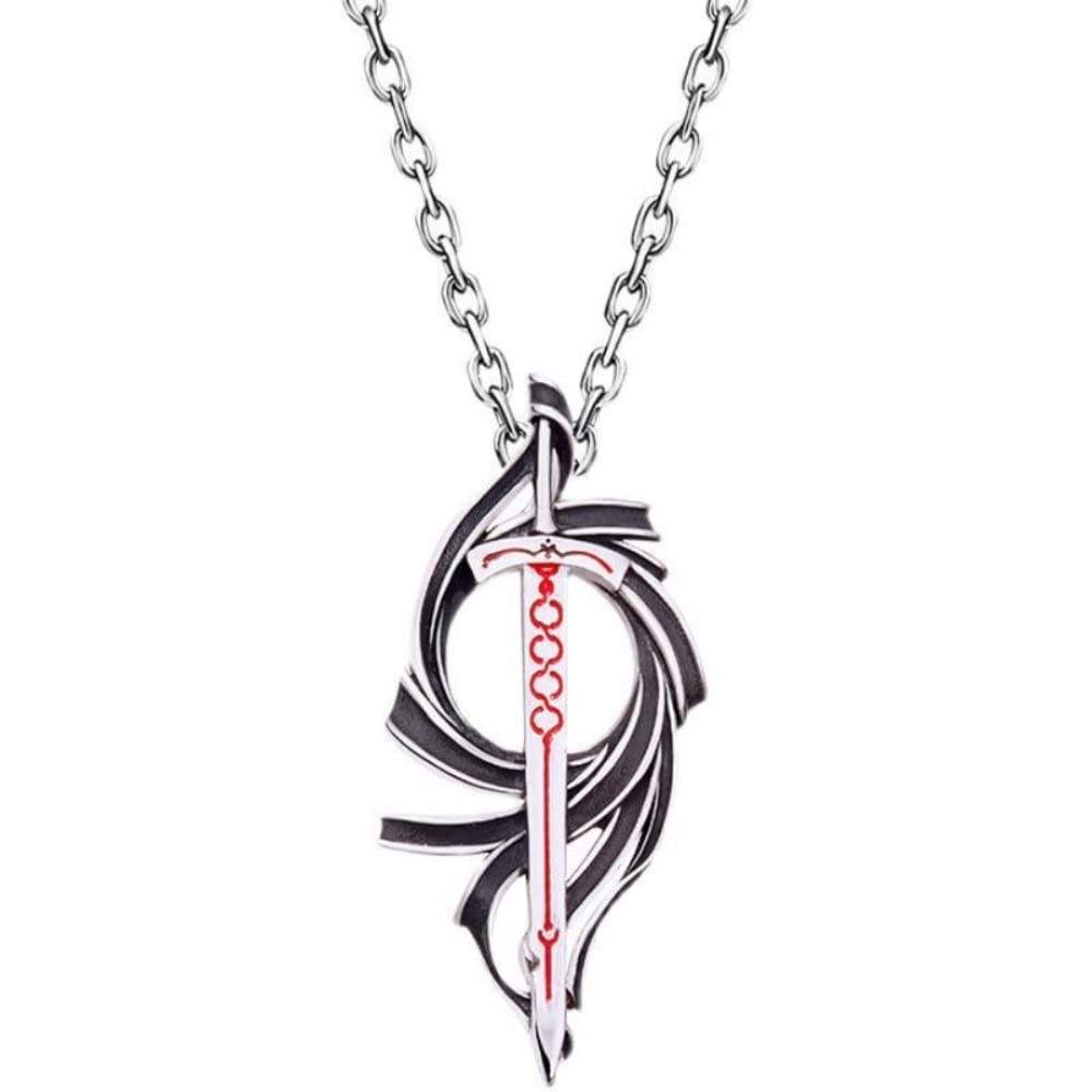 Hanaiette 1 PC FATE Necklace Ring Accessory long chain gift Game Character Cosplay for fans (style 1)