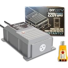 Krieger Quick Connect 220V Power Supply Converter and Travel Plug Adapter Kit 220V Voltage Converter