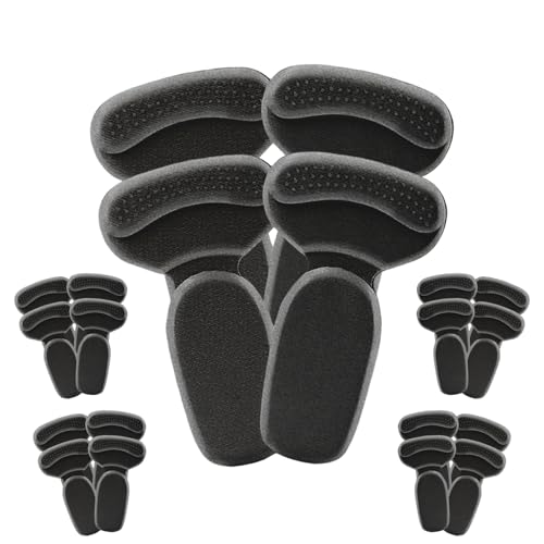 Image of Heel Pads for Loose Shoes, 2026 new Anti-Slip Heel Grips, Pain Relief Blister Heel Protector, Soft Cushion Inserts for Men Women (10Pairs-Black)