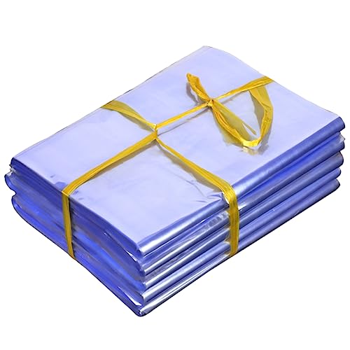 KICHOUSE 100pcs 30cm Shrink Wrap Bags Waterproof Sealer Pouches for Industrial Packaging Sealer Bags Heat Shrink Film for Freshkeeping Storage