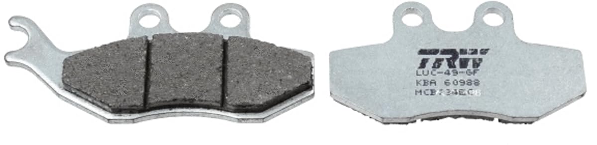 TRW/Lucas MCB734EC Disk Brake Pads Organic with German Vehicle Type Approval