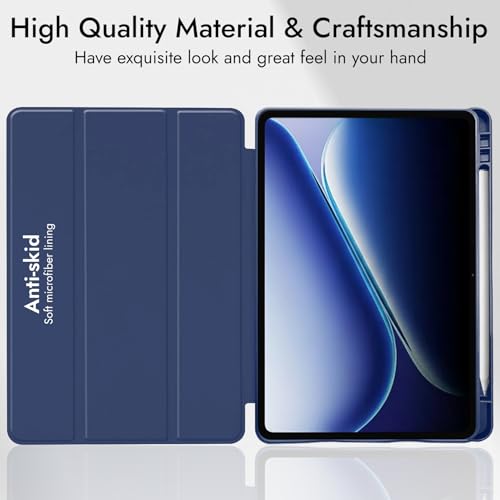 Image of Robustrion Cover for OnePlus Pad Go 2 12.1 inch Cover Case with Pencil Holder, Trifold Cover Case for OnePlus Pad Go 2 Tablet Cover [Auto Sleep Wake Support] - Night