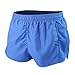 Muscle Alive Herren Sport Running 1" Elite Teilt Laufen Kurze Hose mit Seite Mesh Panel Schnell Trocken Shorts Blau XL