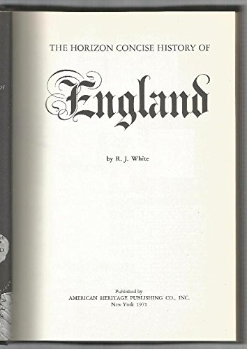 The Horizon Concise History of England B000O67KNA Book Cover