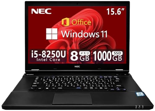 yςݕiz NEC m[gPC Versapro VKV[Y 8 Core i5-8250U MS & Office2019 Windows11 /DVDhCu/HDMI/VGA/Wi-Fi/15.6^ m[gp\R (3)8Co