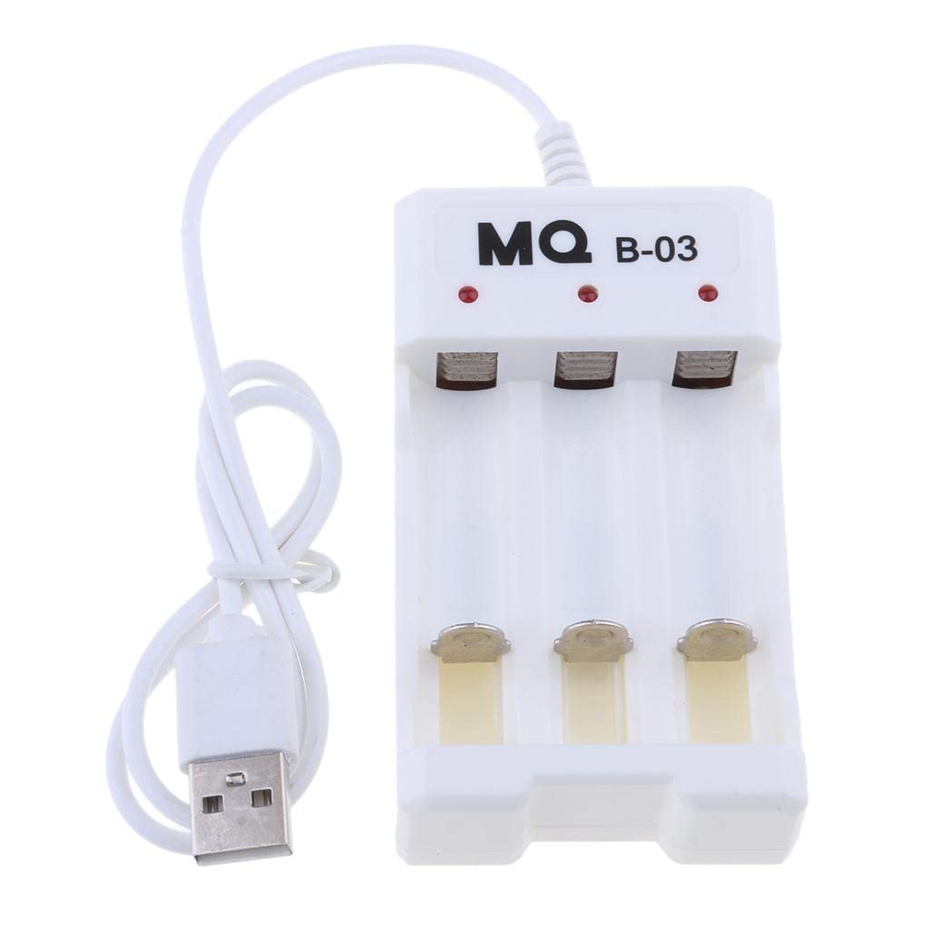 MQ Smart Battery Charger for C D AA AAA Ni-MH Ni-CD Rechargeable Batteries with Discharge Function