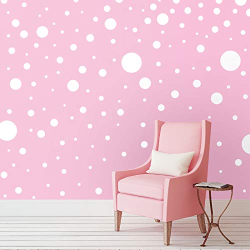Zonon 264 Pcs Polka Dot Wall Decals for Classroom Decor Kids Circle Wall Sticker Vinyl Peel and Stick Colorful Removable for Nursery Bedroom Playroom...