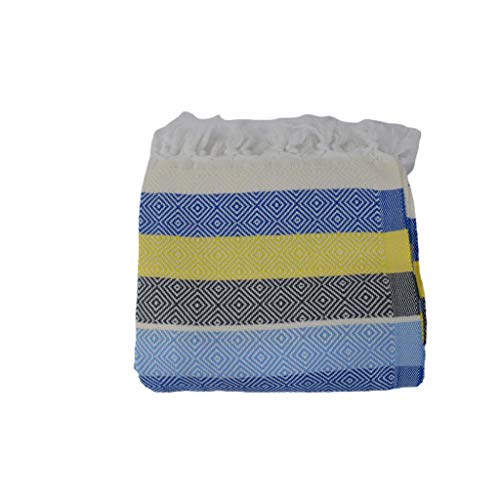 paramus 100% Turkish Cotton Turkish Peshtemal Hamam Towel Wrap Pareo Fouta