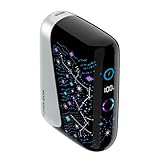 2026 'Galaxy' Portable Charger with Built in Cables, 12000mAh Portable Charger, Travel Essentials Power Supply 3A High Speed Power Bank for iPhone Samsung Pixel Moto - Gifts for Your Family & Friends