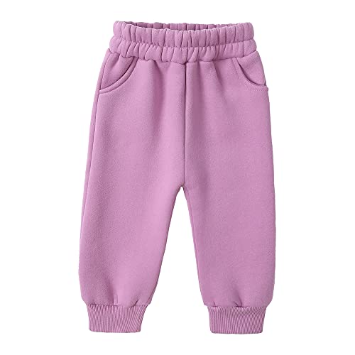 Image of MYGBCPJS Youth 2PCS Jogger Outfits Set Fleece Hooded + Sweatpants Boys Girls Athletic Sweatsuits Pullover Clothes