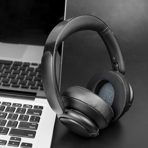 Image of SOULWIT Cooling Gel Earpads Replacement for Anker Soundcore Life Q30 /Q35 Headphones, Ear Pads Cushions with Ice Silk Fabric, High-Density Noise Isolation Foam - Black