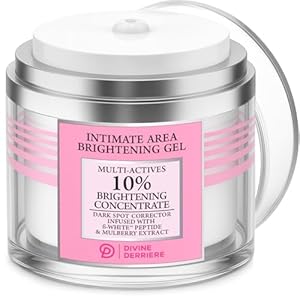 Divine Derriere Intimate Dark Spot Remover for Body, Face, Bikini and Sensitive Areas – Dark Spot Corrector Cream for Intimate Areas Contains Mulberry Extract, Alpha Arbutin, Peptide