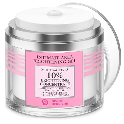 Divine Derriere Intimate Dark Spot Remover for Body, Face, Bikini and Sensitive Areas - Skin Bleaching Cream for Intimate Areas Contains Mulberry Extract, Arbutin Pretty Privates Peptide