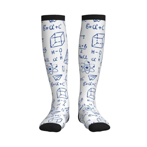 Image of Compression Socks for Women Men Circulation Graduated Supports Socks for Running Travel Nurse Athletic Sports