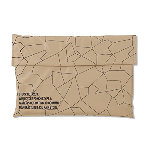 KiU Poncho Impermeable para Bicicleta Beige miniatura 2