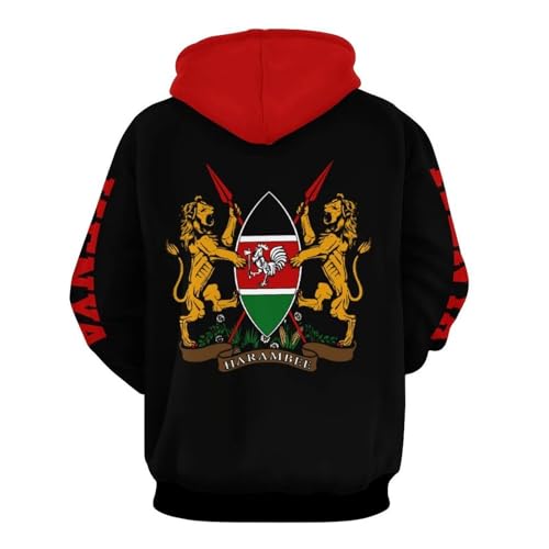 Sweat à capuche graphique pour homme pull chaud d'hiver avec poche