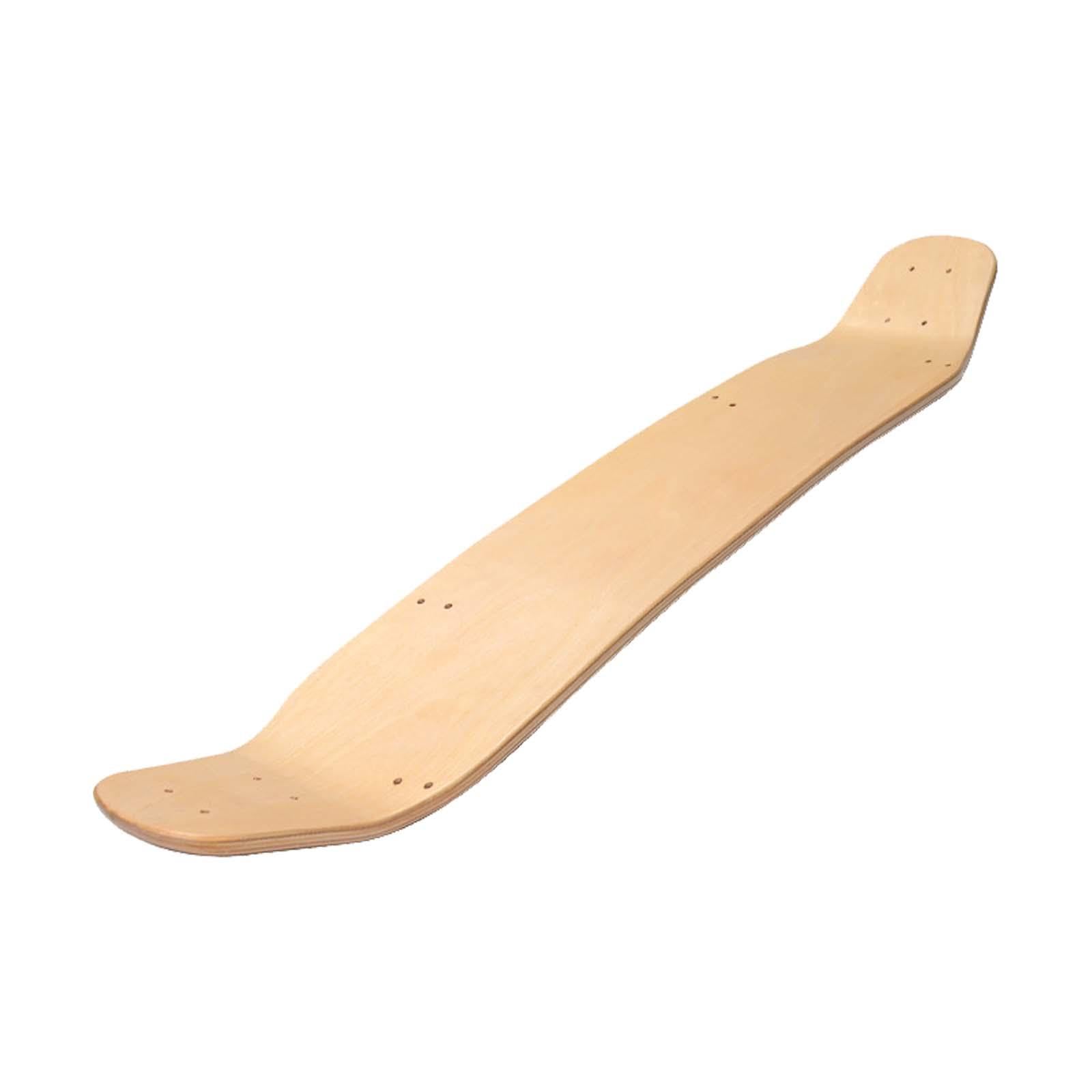 Amagogo Skateboard Deck Mountainboard Deck Doppel Stabile Konstruktion Umweltfreundliche Longboard Deck Skateboard Licht Decks
