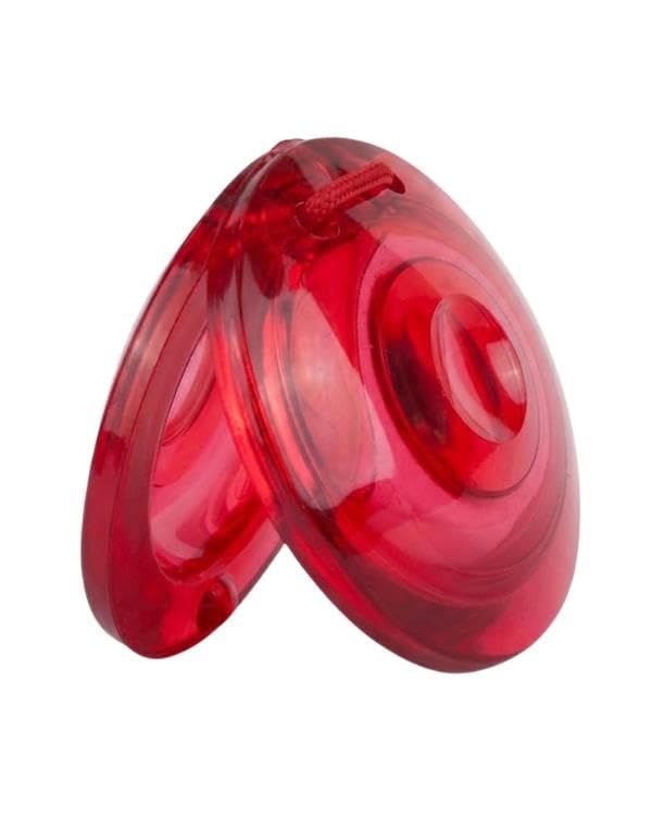 Plastik Kastanyet El Perküsyon Aleti Kırmızı 5.5 cm