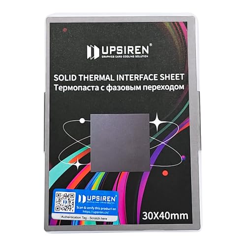 UPSIREN PCM-1 ω GPU T[}pbhAdVRO[X 8.5W/mK CPU T[}y[Xg PS5 Steam Deck CPU GPU SSD M.2 m[gp\Rp (30 * 40 * 0.25MM)