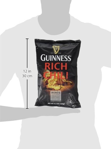 Burt's Guinness Rich Chili Thick Cut Potato Chips, 5.3 Ounce #TOP2
