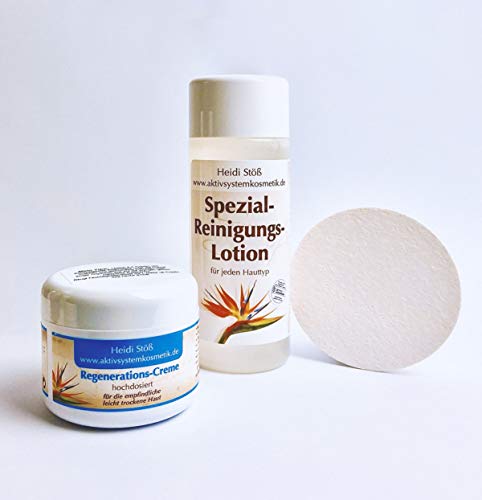 Lotion de nettoyage soin visage crème régénérante éponge naturelle