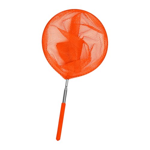 PEPWE Fischernetz für Süß- und Salzwasser, Angelausrüstung, Kinder, Teleskoprutengriff, Kescher zum Fangen von Fischen