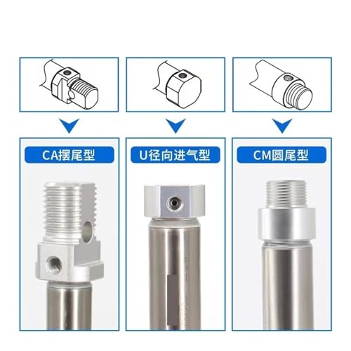 Cylindre de type stylo PBR8X30 vérin pneumatique miniature SU SR