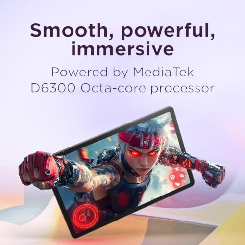 Image of Lenovo 11 inch Android 15 Tablet, 2.5K 90Hz IPS, 4GB RAM 384GB Storage(UFS+SD)