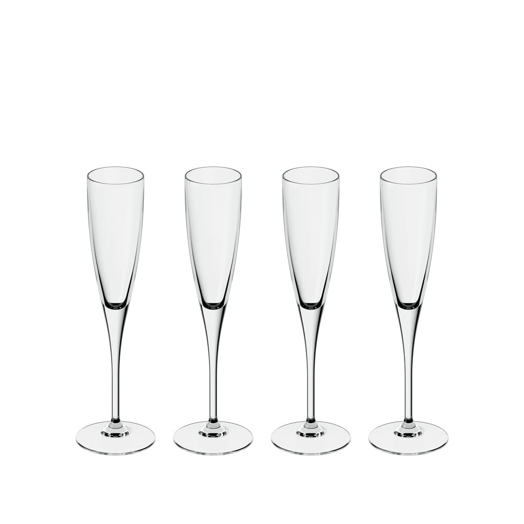 Villeroy & Boch - Maxima - Champagne Glass, 4 Pieces, 120 ml, Crystal Glass, Clear
