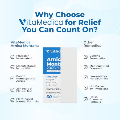 Image of VitaMedica Arnica Montana 200C Rapid Dissolve Tablets - 30 Ct