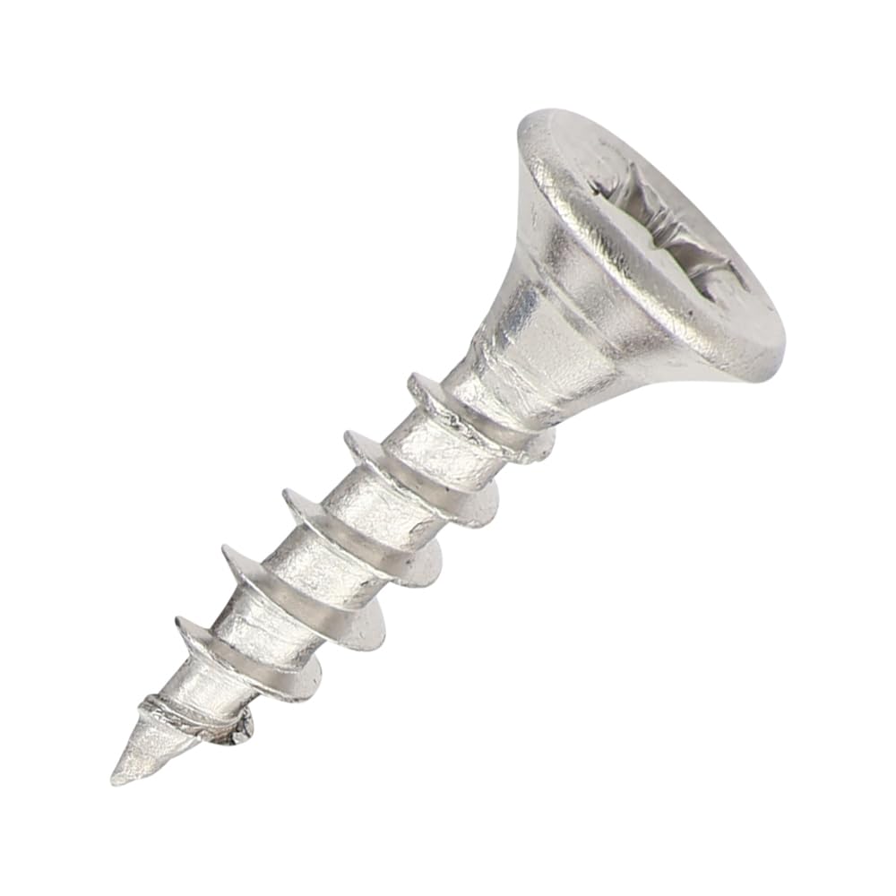 SiDAX | Stainless Steel Woodscrews | PoziDrive | Countersunk | A2 Stainless Steel | 3.5 x 16mm | Box 200 pcs (CHP04-035016) โ image 1
